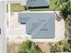 Aerial rooftop view showing new construction with a paved driveway at 4729 Majestic Hills Loop, Brooksville, FL 34601