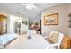 Dining area with view into living room and kitchen at 1308 13Th Se Cir, Largo, FL 33771