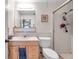 Bathroom with shower, toilet, and vanity at 1308 13Th Se Cir, Largo, FL 33771