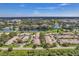 Broad aerial view of the community and surrounding landscape at 1308 13Th Se Cir, Largo, FL 33771