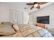 Bright bedroom with a double bed and built-in closet at 1308 13Th Se Cir, Largo, FL 33771