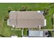 Top-down view of condo building roofline, showing its structure and shape at 1308 13Th Se Cir, Largo, FL 33771