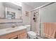 Clean bathroom with shower and vanity at 1308 13Th Se Cir, Largo, FL 33771