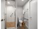 Bathroom with accessible shower and toilet at 50 Coe Rd # 322, Belleair, FL 33756