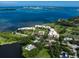 Stunning aerial view of waterfront community at 50 Coe Rd # 322, Belleair, FL 33756