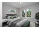 Cozy bedroom showcasing natural light with a plush bed, stylish decor, and serene ambiance at 4880 Hickory Oak Dr, Brooksville, FL 34601