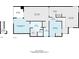 Two-story floor plan, showing bedrooms, kitchen, and living areas at 1500 Mahogany Ln # 605, Palm Harbor, FL 34683