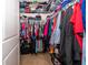 Large walk-in closet with ample hanging and shelving space at 1523 Glen Grove Loop, Wesley Chapel, FL 33543