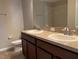 Bathroom with double vanity, large mirror, and toilet at 2126 Richwood Pike Dr, Ruskin, FL 33570