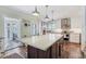 Bright, spacious kitchen with a large island and modern stainless steel appliances at 1229 S Roxmere Rd, Tampa, FL 33629