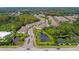 Aerial view of upscale townhome community at 10012 Corso Milano Dr, Tampa, FL 33625
