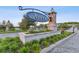 Community entrance sign with brick pillars at 10012 Corso Milano Dr, Tampa, FL 33625