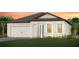 Charming one-story home with a two-car garage and landscaping at 13730 Evergreen Valley Dr, Riverview, FL 33578