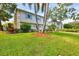 House exterior showcasing a well-maintained lawn and palm trees at 1229 S Roxmere Rd, Tampa, FL 33629
