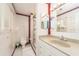 Bathroom with shower, vanity, and updated fixtures at 241 Skiff Pt # 4, Clearwater Beach, FL 33767