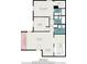 Floor plan showcasing a 942 sq ft condo with 2 bedrooms and 2 bathrooms at 2688 Pine Ridge N Way # A2, Palm Harbor, FL 34684