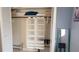 Spacious closet with shelving and hanging space at 2392 Indigo Dr, Clearwater, FL 33763