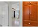 View of bedroom and hallway with built-in cabinets at 5291 22Nd N Ave, St Petersburg, FL 33710