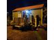 Night view of a charming house with a wooden deck at 2255 Trelain S Dr, St Petersburg, FL 33712
