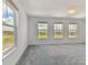 Bright bedroom with grey carpeting and multiple windows offering natural light at 6220 Golden Beach Dr, Apollo Beach, FL 33572