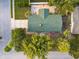 Aerial view of house, yard, and neighborhood at 1756 Ashton Abbey Rd, Clearwater, FL 33755