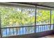 View of the water from this screened balcony at 9205 Tudor Dr # C209, Tampa, FL 33615
