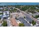 Aerial view of neighborhood near waterfront at 963 Highland Ave, Dunedin, FL 34698