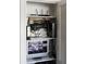 A well-equipped network security closet with monitoring equipment at 1408 W Azeele St, Tampa, FL 33606