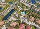 Aerial view of community pool and surrounding homes at 7219 Hamilton Rd # 7219, Bradenton, FL 34209