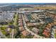 Aerial photo showing a neighborhood with houses, roads, and bodies of water at 7219 Hamilton Rd # 7219, Bradenton, FL 34209