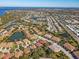 Aerial view of houses and community near the water at 7219 Hamilton Rd # 7219, Bradenton, FL 34209