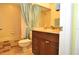 Clean bathroom with updated vanity and tile flooring at 3230 Jademoor Cir, Palm Harbor, FL 34685