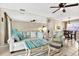 Living area with comfortable seating and a coastal decor theme at 3365 39Th S St # C-1, St Petersburg, FL 33711