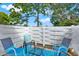 Private patio with seating area, perfect for relaxing at 3365 39Th S St # C-1, St Petersburg, FL 33711