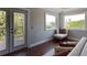 Cozy sitting area with balcony access and a comfortable window seat at 1408 W Azeele St, Tampa, FL 33606