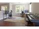 Bright home office featuring two workstations and a piano at 1408 W Azeele St, Tampa, FL 33606