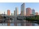 Stunning aerial view of Tampa's vibrant cityscape, showcasing modern skyscrapers and waterways at 1408 W Azeele St, Tampa, FL 33606