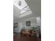 Bright entryway with hardwood floors and a double door entry at 1408 W Azeele St, Tampa, FL 33606