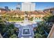 Aerial view of community pool, courtyard, and surrounding buildings at 100 4Th S Ave # 205, St Petersburg, FL 33701