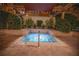 Community hot tub with surrounding landscaping at 100 4Th S Ave # 205, St Petersburg, FL 33701
