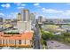 Aerial view of city skyline and stadium at 100 4Th S Ave # 205, St Petersburg, FL 33701