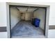 Attached garage with space for two cars and extra storage at 13625 Laraway Dr, Riverview, FL 33579