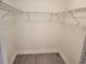 Large closet with wire shelving and wood-look flooring at 13625 Laraway Dr, Riverview, FL 33579
