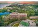 High-rise building with pool and parking, offering scenic views at 220 Belleview Blvd # 802, Belleair, FL 33756