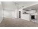 Spacious living room with vaulted ceiling and neutral carpeting at 12267 Armenia Gables Cir # 12267, Tampa, FL 33612