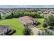 Aerial view of a single-Gathering house with a large backyard at 11537 Southern Creek Dr, Gibsonton, FL 33534