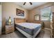 Bedroom with a queen-size bed and decorative accents at 11537 Southern Creek Dr, Gibsonton, FL 33534