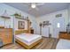 Guest room with a fold-down bed and built-in storage at 4976 Britni Way, Zephyrhills, FL 33541