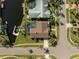 Aerial view of the house, highlighting its location and private pool at 5823 Dory Way, Tampa, FL 33615