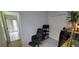 Bedroom featuring neutral walls, a double closet, and tile flooring at 4467 Worthington Ct, Palm Harbor, FL 34685